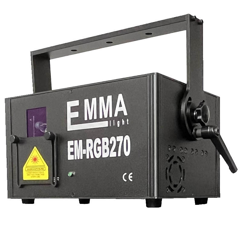 STOK TERBATAS  ILDA 5W-12W RGB Animation Beam Scanner Stage Laser Light Projector DJ Disco Bar Club 