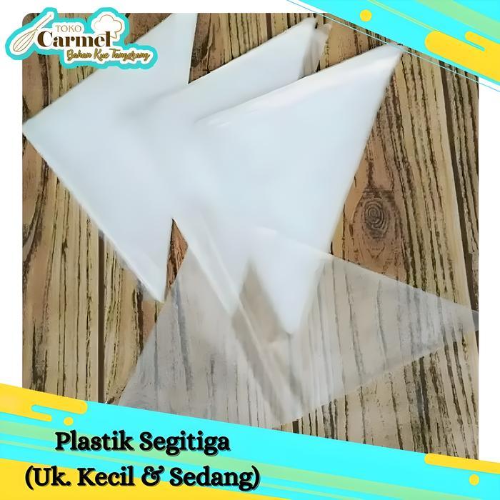 Plastik Segitiga / Piping Bag Tebal ukuran Kecil Sedang