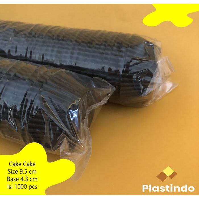 Cup cake paper 9.5 cm glassine black baking cup cake case