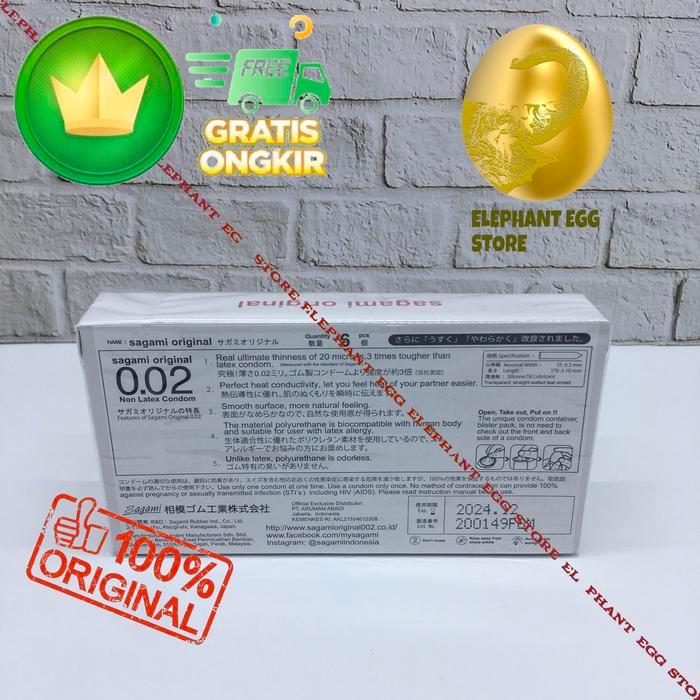 Xoticxquisite Kondom Sagami 002 0.02 Isi 6 Pcs
