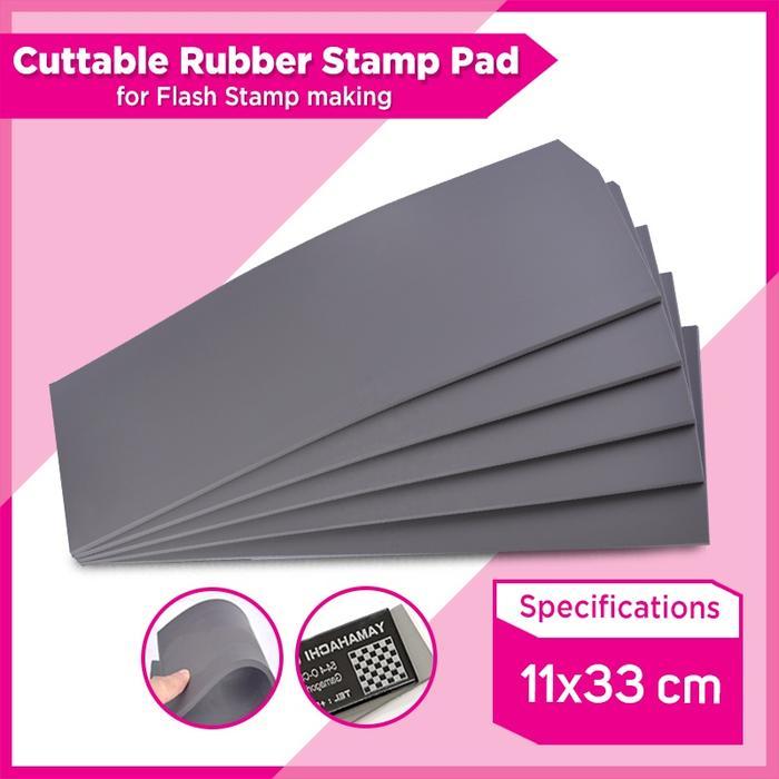 Bantalan Karet Stempel untuk Mesin Stempel Flash (15cm x 33cm) Karet Stempel Flash Bantalan Stempel