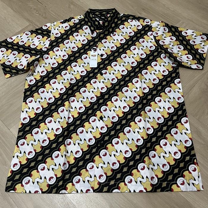Baju Kemeja Pikachu Batik Original Official Merchandise Pokemon