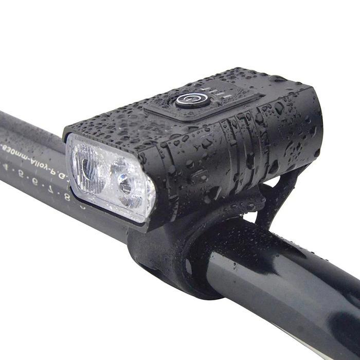 Rockbros - Bikeono Lampu Depan Sepeda Led T6 Usb Rechargeable 6 Mode 1000 Lumens - Bk60