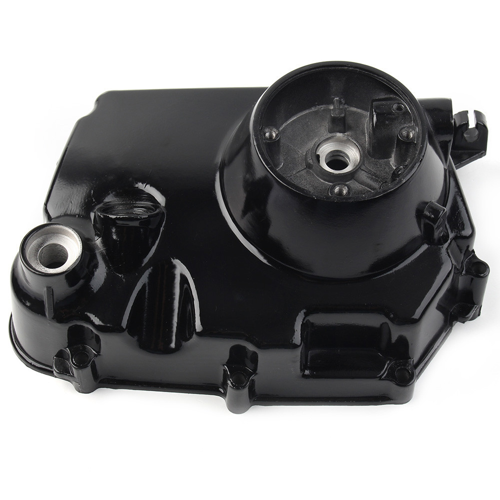 Black Motorcycle Right Side Engine Motor Casing Cover Protector For 50Cc 110Cc 125Cc Atv Manual