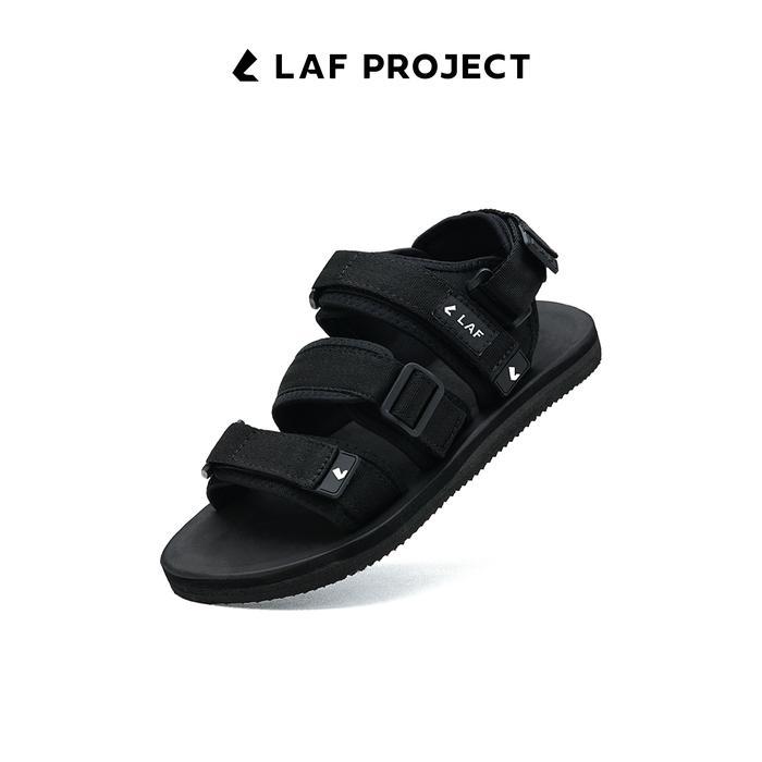 Decathlon Adventure - Sandal Gunung Laf Project Hitam Kasual Sendal Traveling
