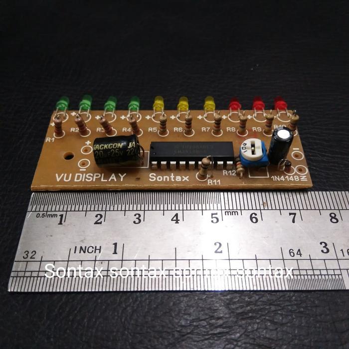 VU METER LED LEVEL 10 BAR AUDIO SOUND DISPLAY SPECTRUM SPEKTRUM