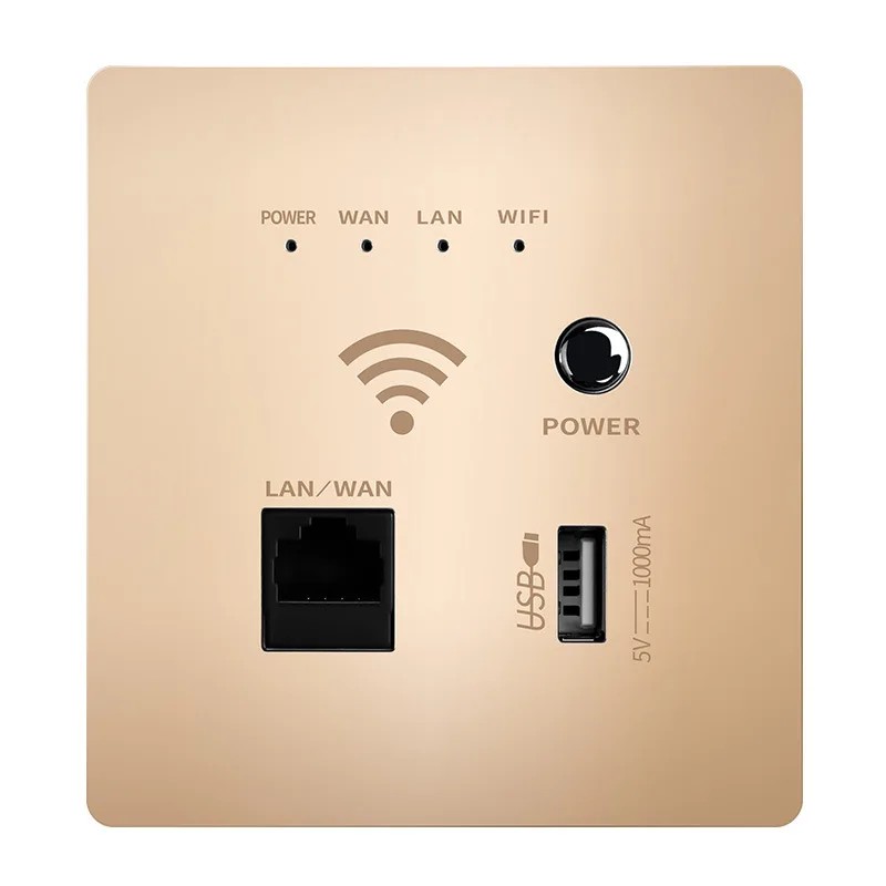 Wall-Mounted Wireless Router Panel AP through Wall Wireless WiFi AP Panel Wall Router High Power