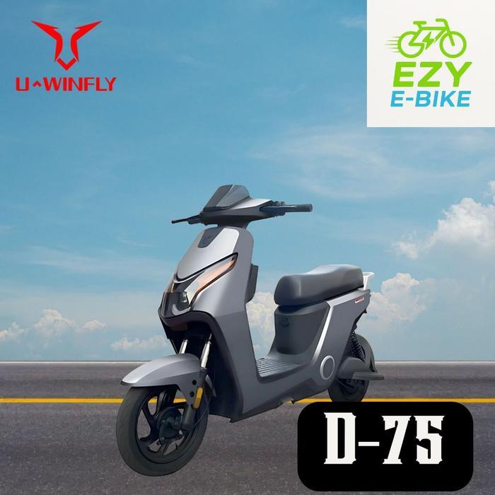 Sepeda Listrik Uwinfly Uwinfly  D75 / Sepeda Listrik Uwinfly - Biru