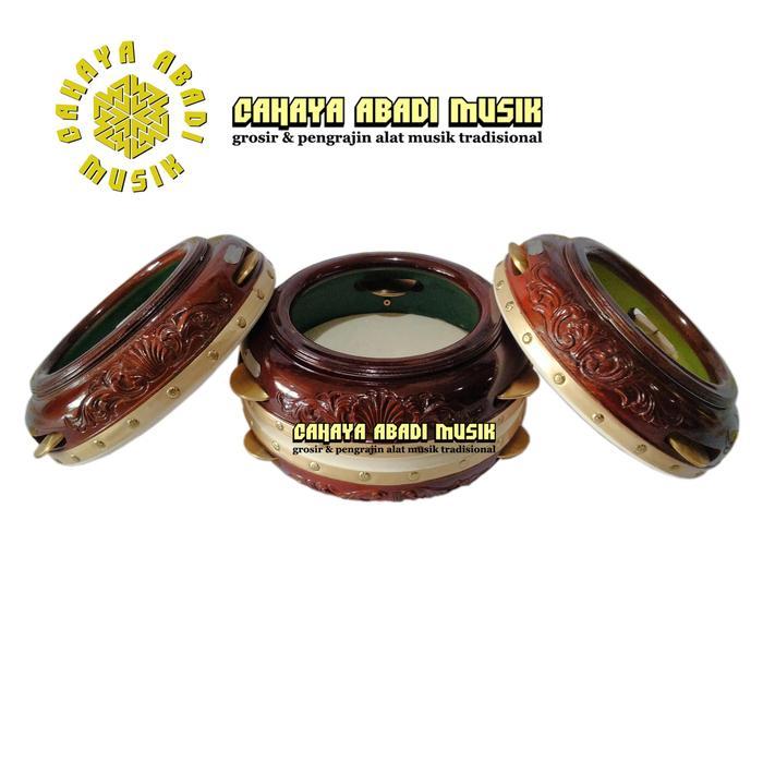 Hadroh 1 set isi 4pcs + 2tas busa - Alat Hadroh standar/Jepara 1set