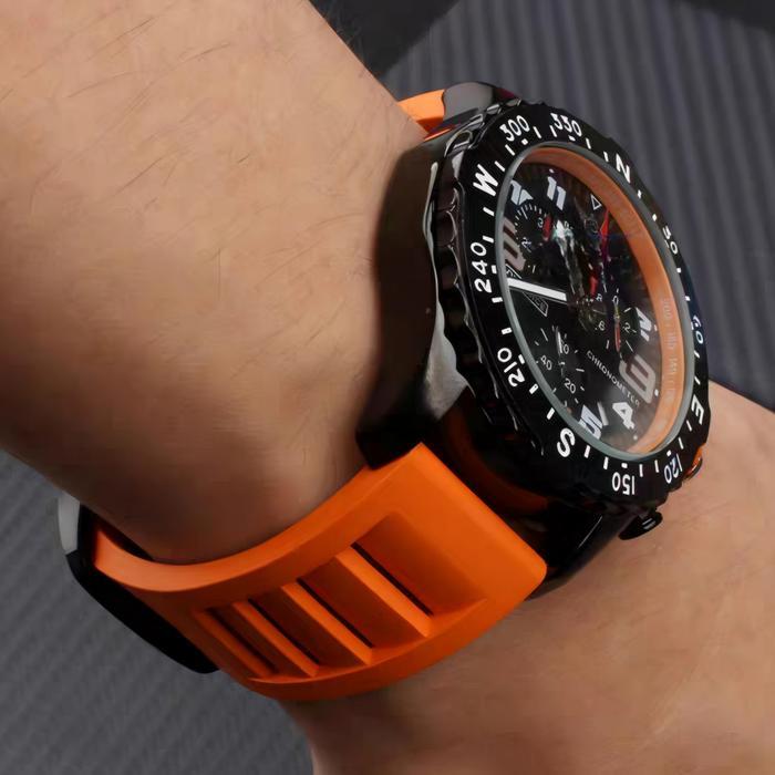 Tali Jam Tangan FKM Replacement Strap Rubber Breitling 20mm 101.20