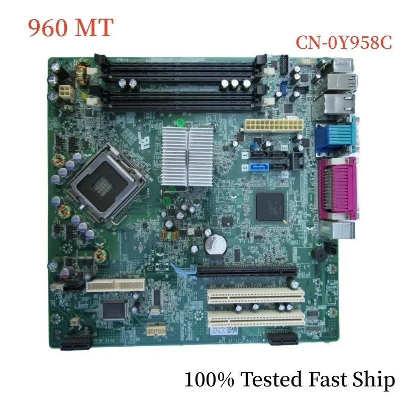 CN-0Y958C For Dell Optiplex 960 MT Motherboard 0Y958C Y958C 0P924J P924J Mainboard 100% Tested Fast