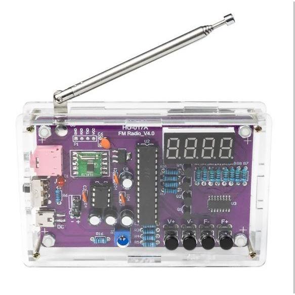 DIY FM RADIO ELECTRONIC KIT RDA5807S FOR PRACTICE SOLDERING AND ASSEMBLING