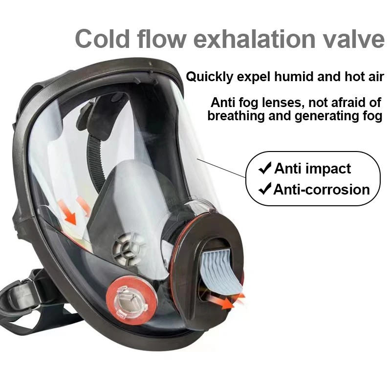 Full Face 6800 Gas Mask Spray Protective Mask Industrial Gas Mask Respirator New Type Gas Mask