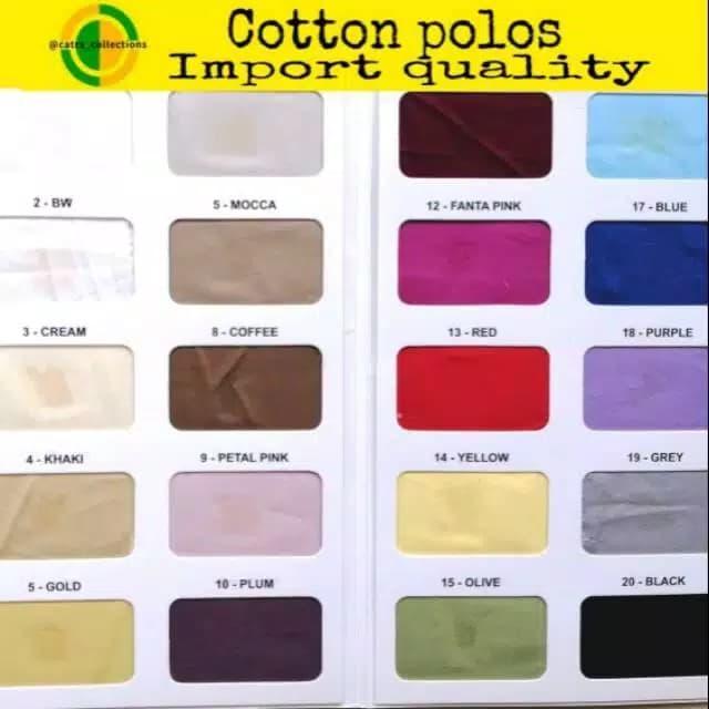 "New" Kain Katun Jepang Polos Meteran