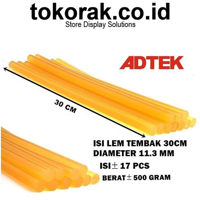 ISI LEM TEMBAK ADTEK BESAR KUNING - REFILL GLUE GUN STICK - LEM BAKAR