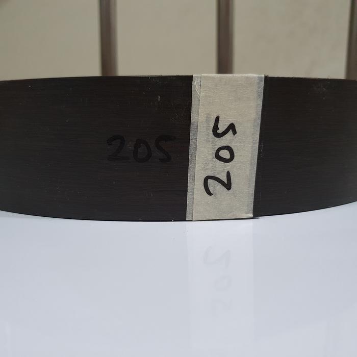 Taco Edging Hpl 205 TEBAL 2mm x LEBAR 55mm Serat Urat Kayu Woodgrain .
