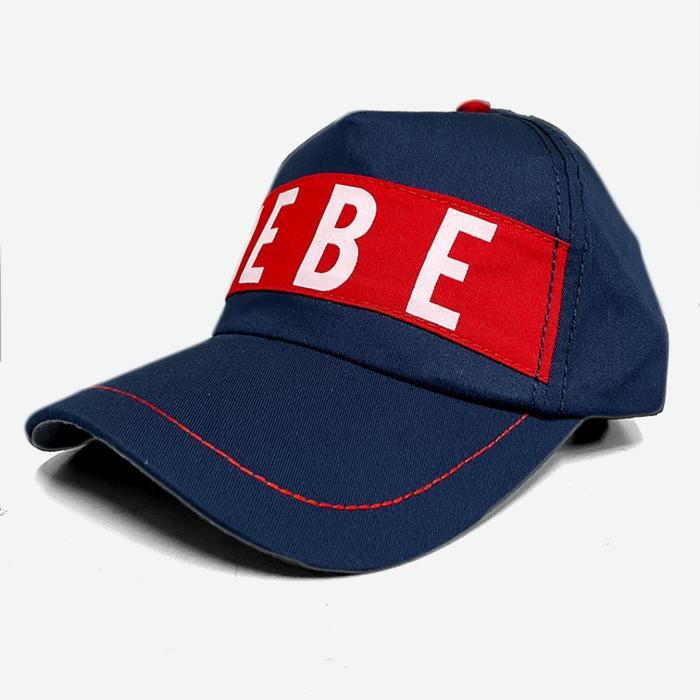 Topi Iebe Casual K9Ai8022 Navy Velcro Adjustable #Gratisongkir