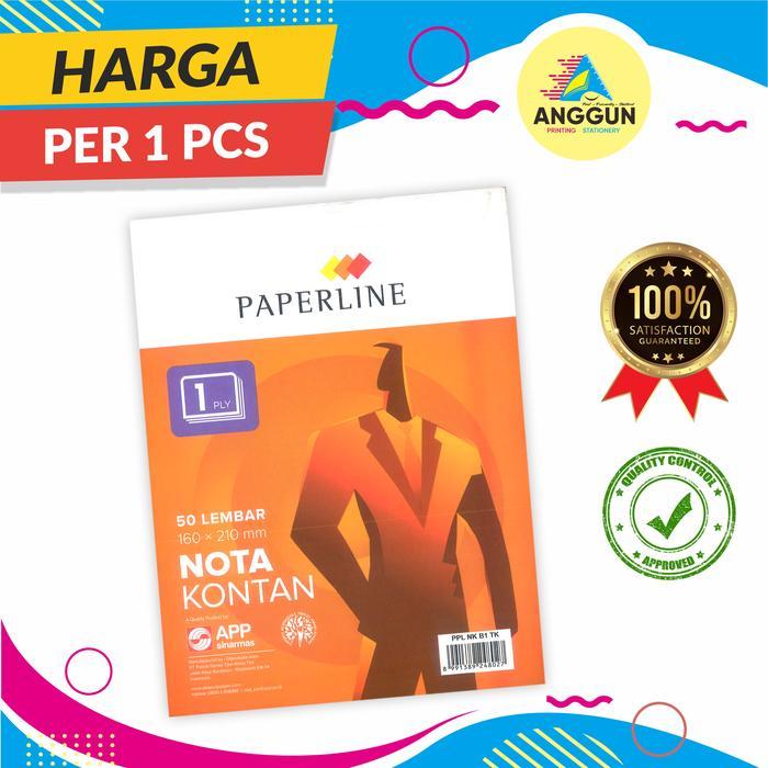 Buku Nota 1 Rangkap - Buku Nota 1 PLY - Buku Nota B1 Paperline Besar