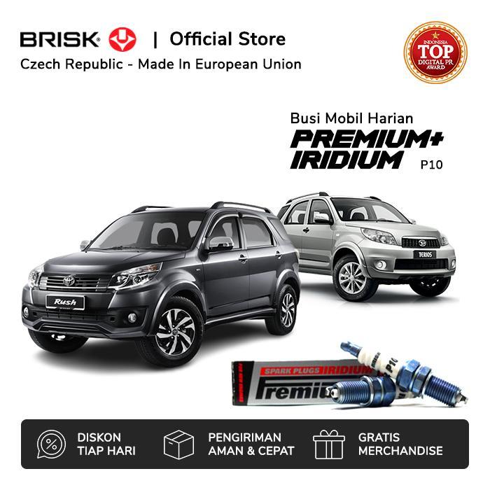 Busi Mobil Rush Terios VVTi BRISK Premium Iridium P10