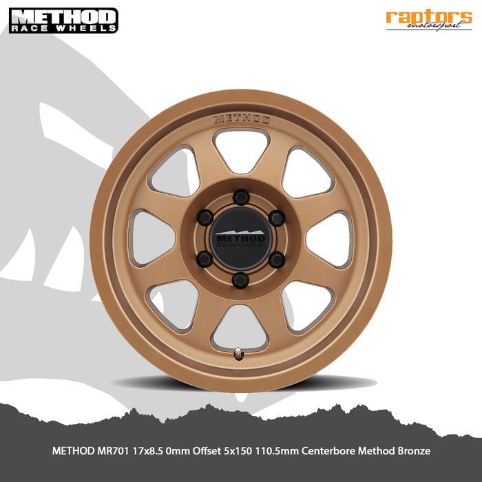 Method Racewheels MR701 R17 ,5x150, 110.5mm Method Bronze (4PCS)