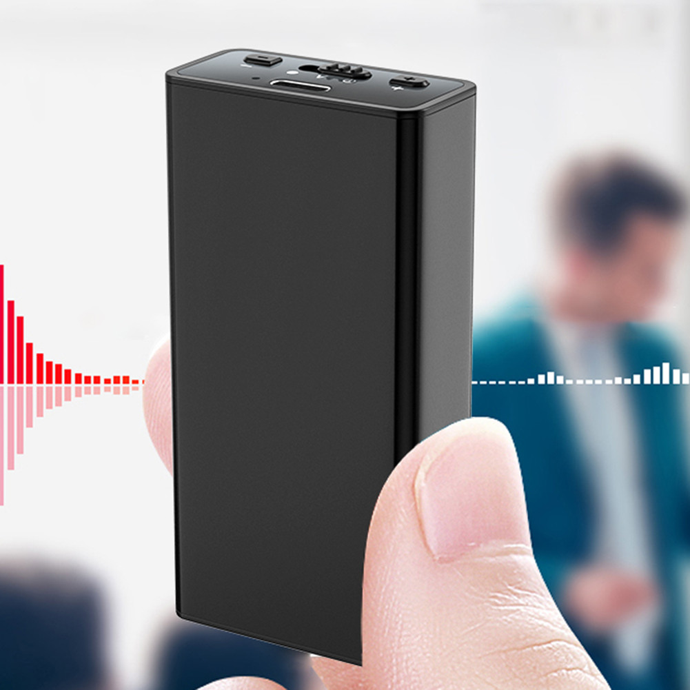 64G/32GB/16GB/8GB Audio Recorder Noise Reduction Voice Activated Recording Pen 192-1536kbit MP3