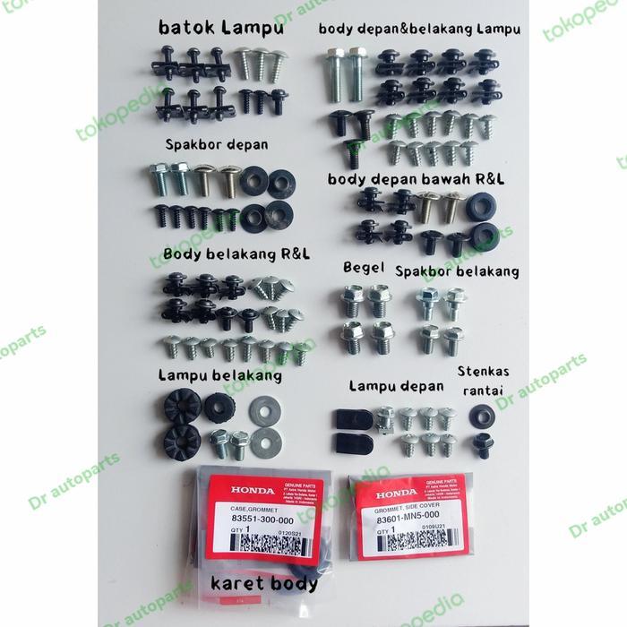 Baut Body Set Honda Blade 110 Karbu