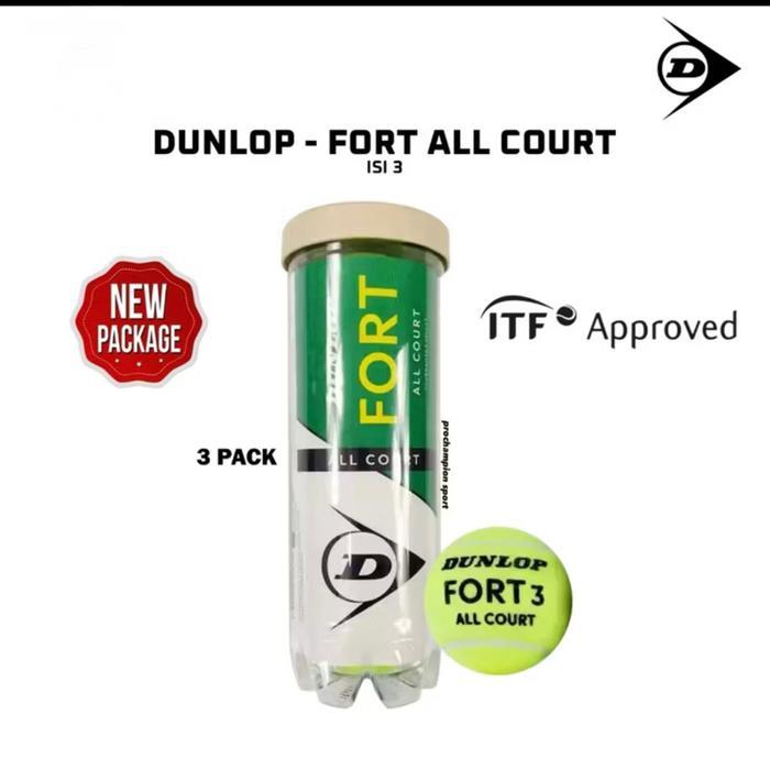 BOLA TENIS DUNLOP/TENIS DUNLOP FORT ISI 3 FORT ORIGINAL