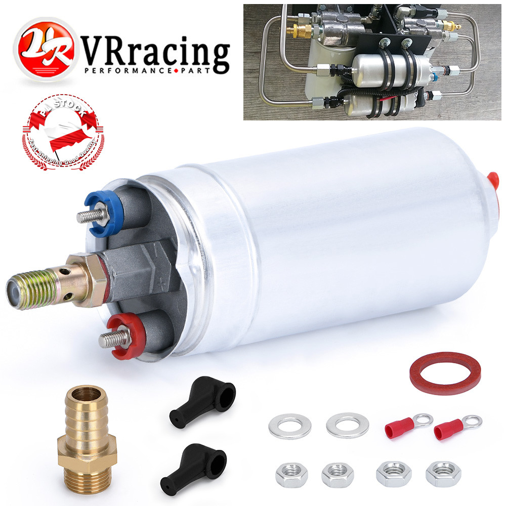 TERBATAS VR - TOP QUALITY External Fuel Pump 044 OEM:0580 254 044 Poulor 300lph come with PQY pack V