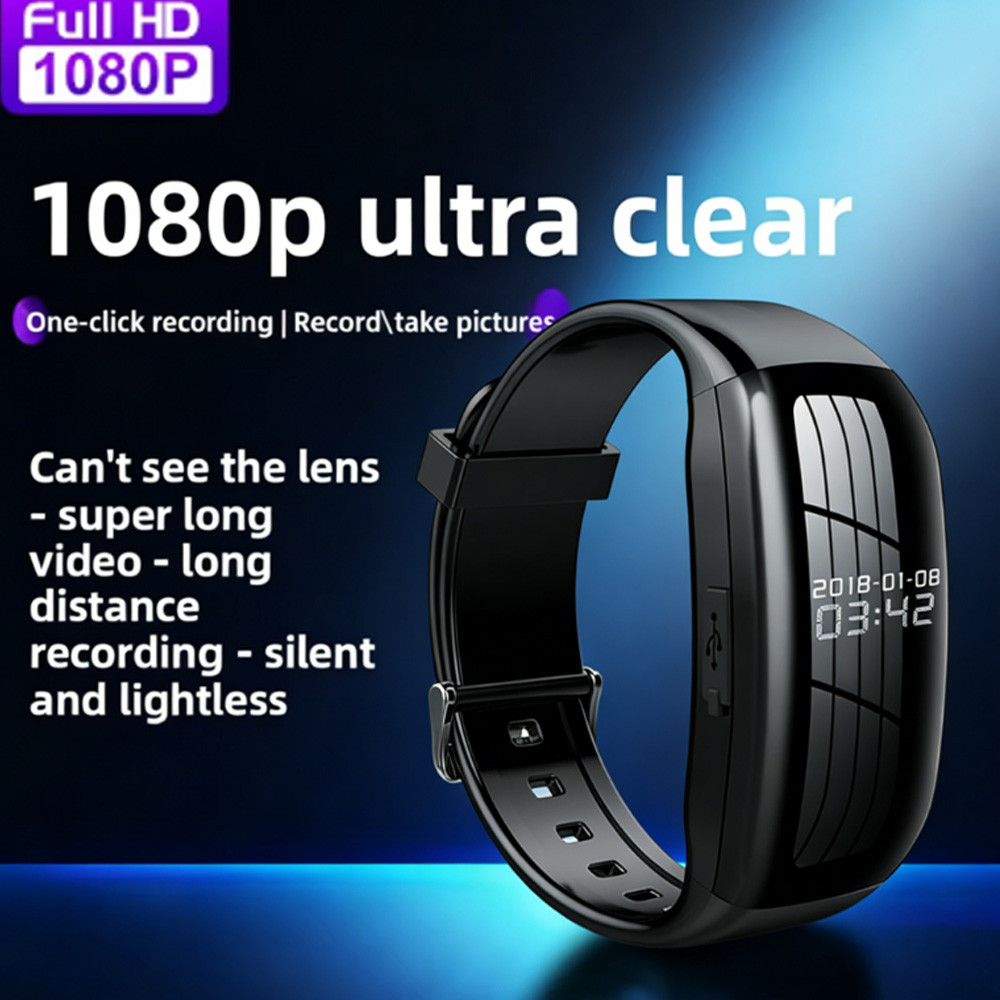 8-128GB Smart HD Watch 1080P Audio Voice Recorder Bracelet Can Take photos Camera Watch Noise Reduce