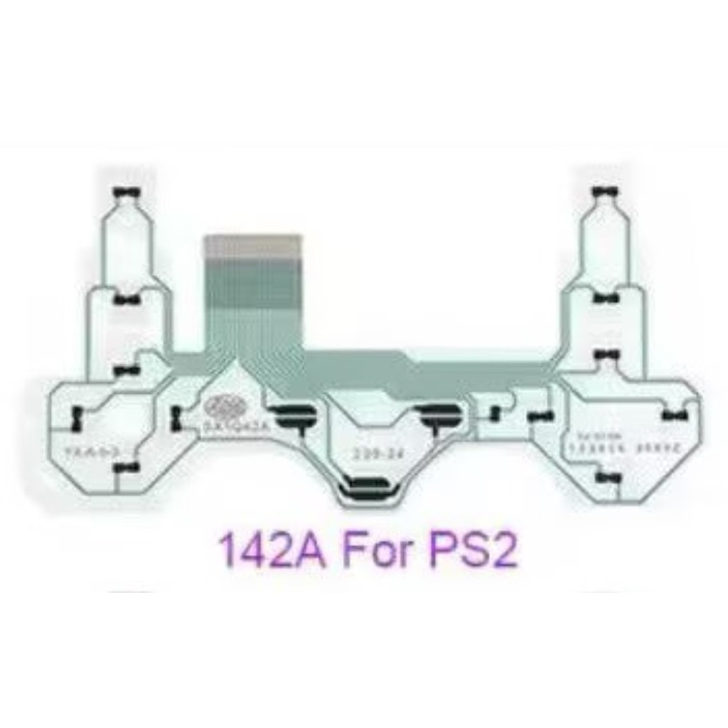 100pcs Film For PS2 PS3 PS4 Pro Slim Controller Conductive Film Keypad Flex Cable PCB Buttons Ribbon