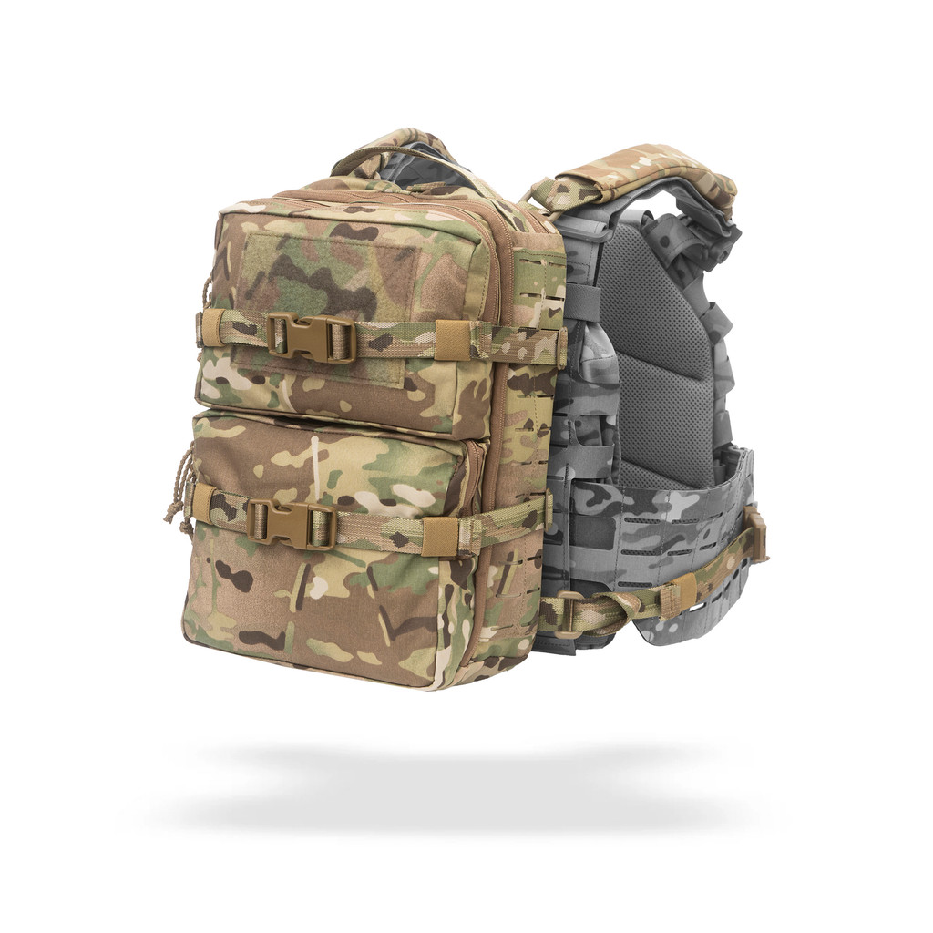 MILITECH Assault Backpack For ARC V2 Plate Carrier Tactical Vest Plate Carrier Pack Compression