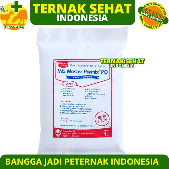 MIX MASTER PREMIX AYAM PETELUR PQ 1 KG - Premix Ayam Petelur Tingkatkan Produksi Telur & Berat Telur