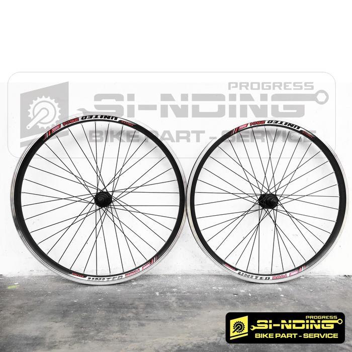 Wheelset 26 Inch Sepeda Federal MTB Etrto 559 Rims United Double Wall CNC HFH Hub Freehub Pacific