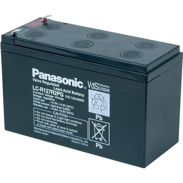 BATERAI UPS 12V 7.2AH PANASONIC / BATERAY BATERAI AKI KERING PANASONIC 12V 7.2AH 12 V 7.2 AH