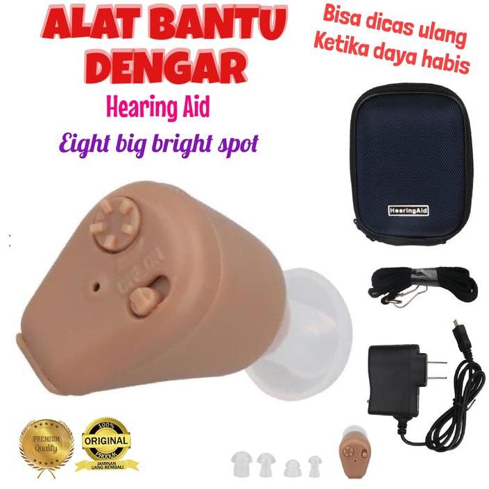 Alat Bantu Dengar Telinga Orangtua Hearing Aid Lansia Pendengaran