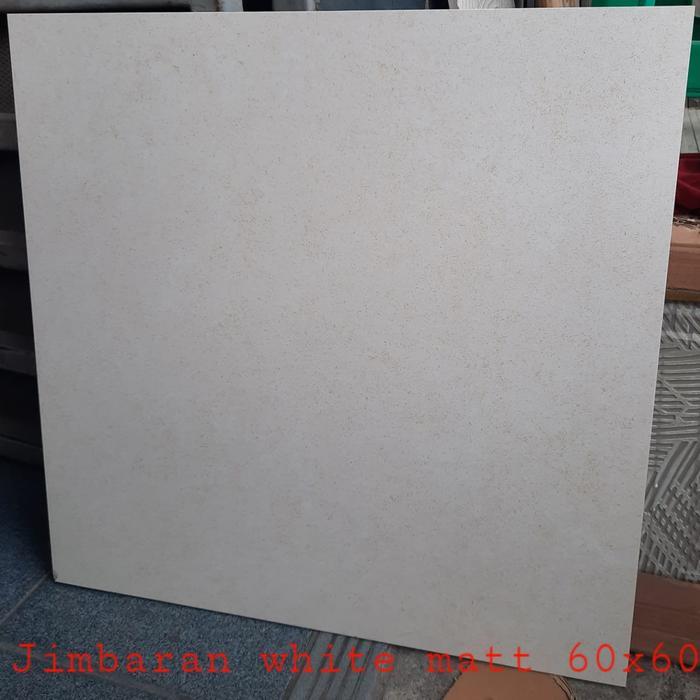 SANDIMAS LANTAI GRANITE JIMBARAN WHITE 60X60 MATT 1DUS ISI 4PCS=1.44M2