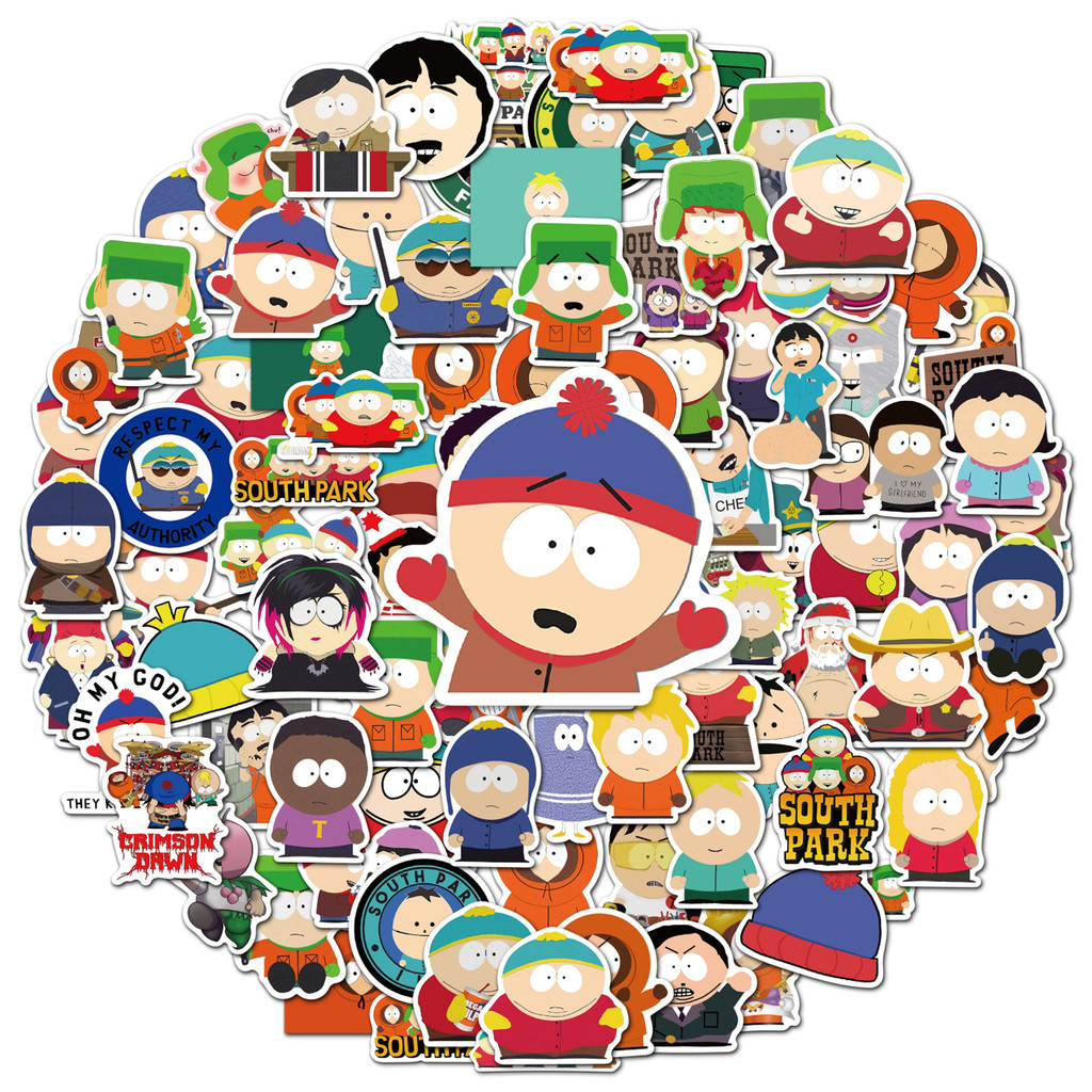 10/50pcs Cartoon anime Cute South Park Kenny Stickers Girl Pack Laptop Bicycle Guitar Luggage Skateb