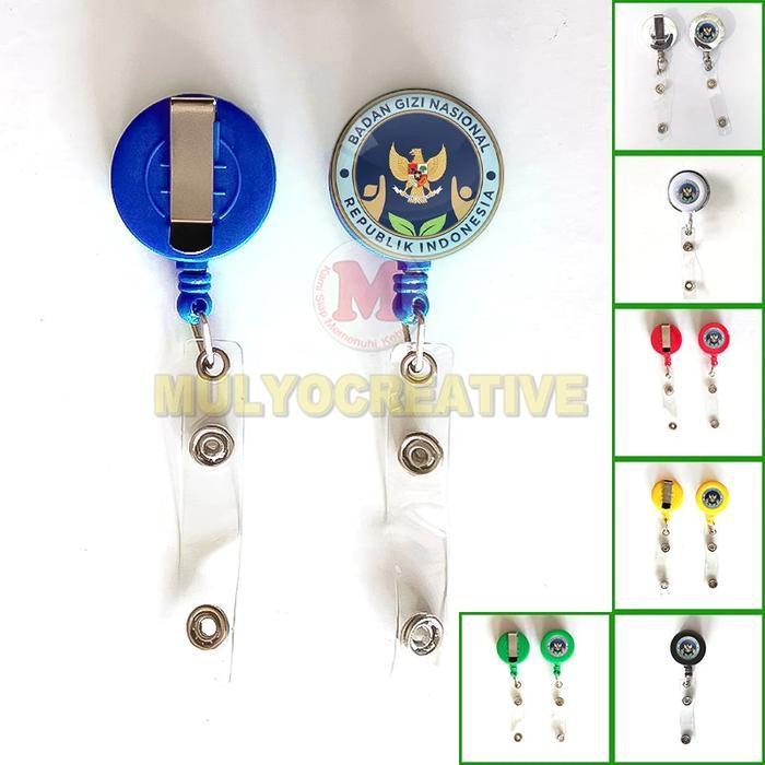 Gantungan ID Card Holder Logo BGN ID Card Yoyo Badan Gizi Nasional