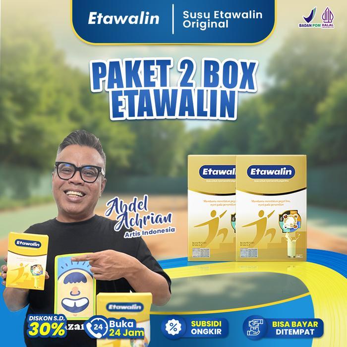 Paket 2 Box Susu Etawalin Original - Bantu Masalah Asam Urat 200 Gram Original [Bpom] Bisa Cod