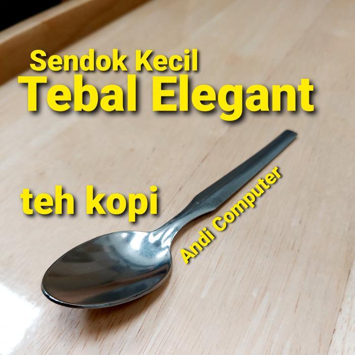 Sendok Kecil Stainless TEBAL Teh Gula Kopi Takar