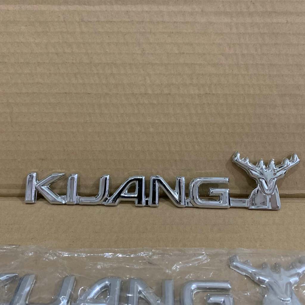 Emblem Tanduk Chrome Toyota Kijang Kapsul