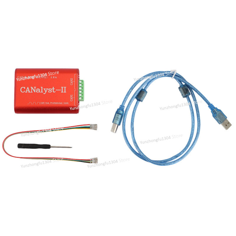 Baru CAN Analyzer CANalyst-II USB to CAN Analyzer CAN-Bus Converter Adapter Compatible with ZLG USB 