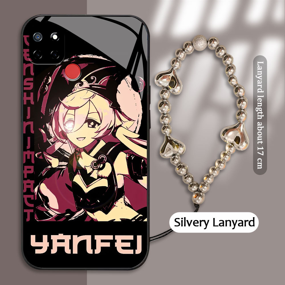 For Realme Narzo 10 10A 20A 20 Pro 30 5G 30A 50 50A 50i Prime N53 N55 Casing Handphone  Genshin Impa