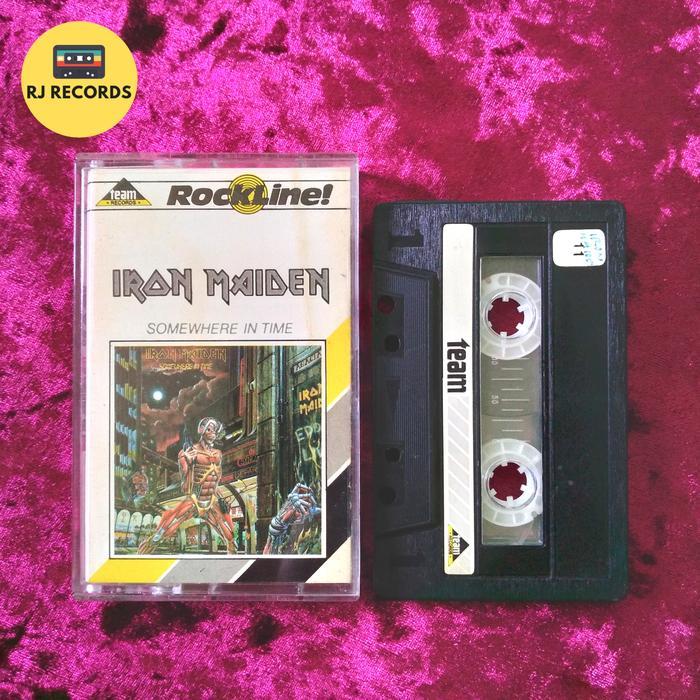 Kaset Pita Iron Maiden - Somewhere In Time (Rockline)