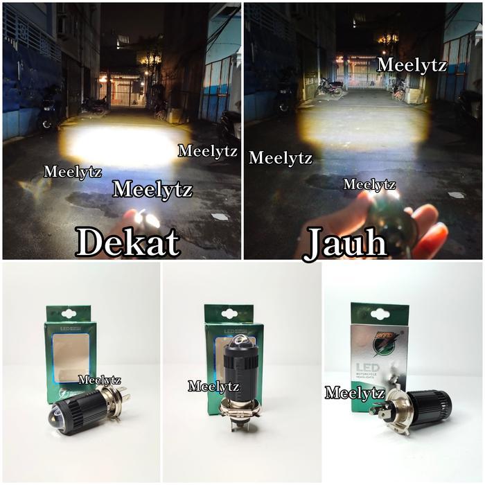 Barkoli_sell - Lampu utama led RTD laser Kipas H4 projector M1F Super terang AC DC