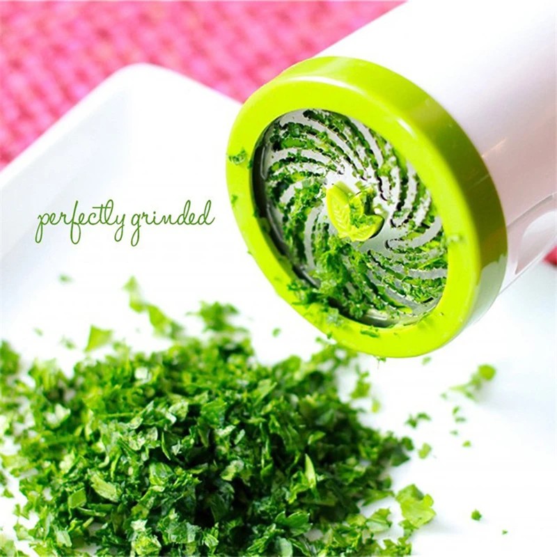 Herb Grinder Spice Mill Parsley Shredder Chopper Vegetable Cutter Garlic Coriander Spice Grinder