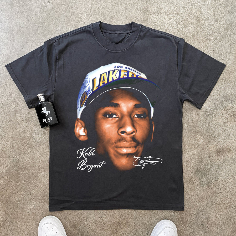 Basketball Kobe Bryant Graphics Printed Short Sleeved Round Neck Y2k Tshirt Men Clothing New in Top