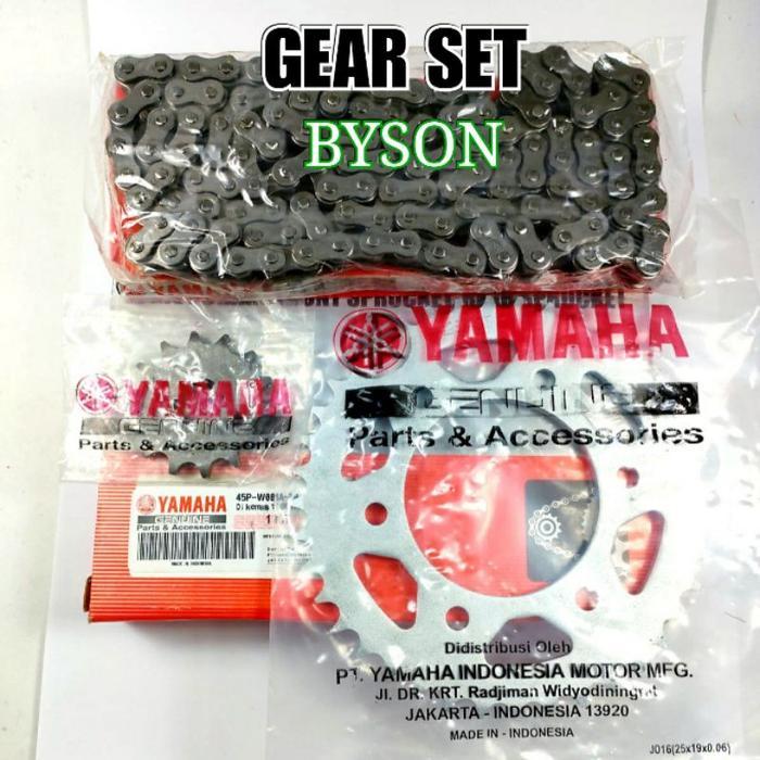 Gear Set Byson Original Yamaha Gear Set 45P -W0010-00 Yamaha Byson Gir Set Byson
