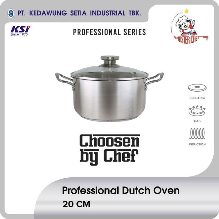 Master Chef Dutch Oven 20 cm Professional Series Panci Stainless Steel