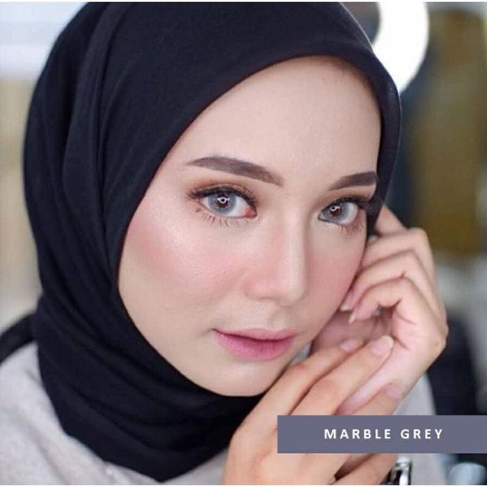 Softlens Minus New More Dubai Marble Gray / Ocre Brown